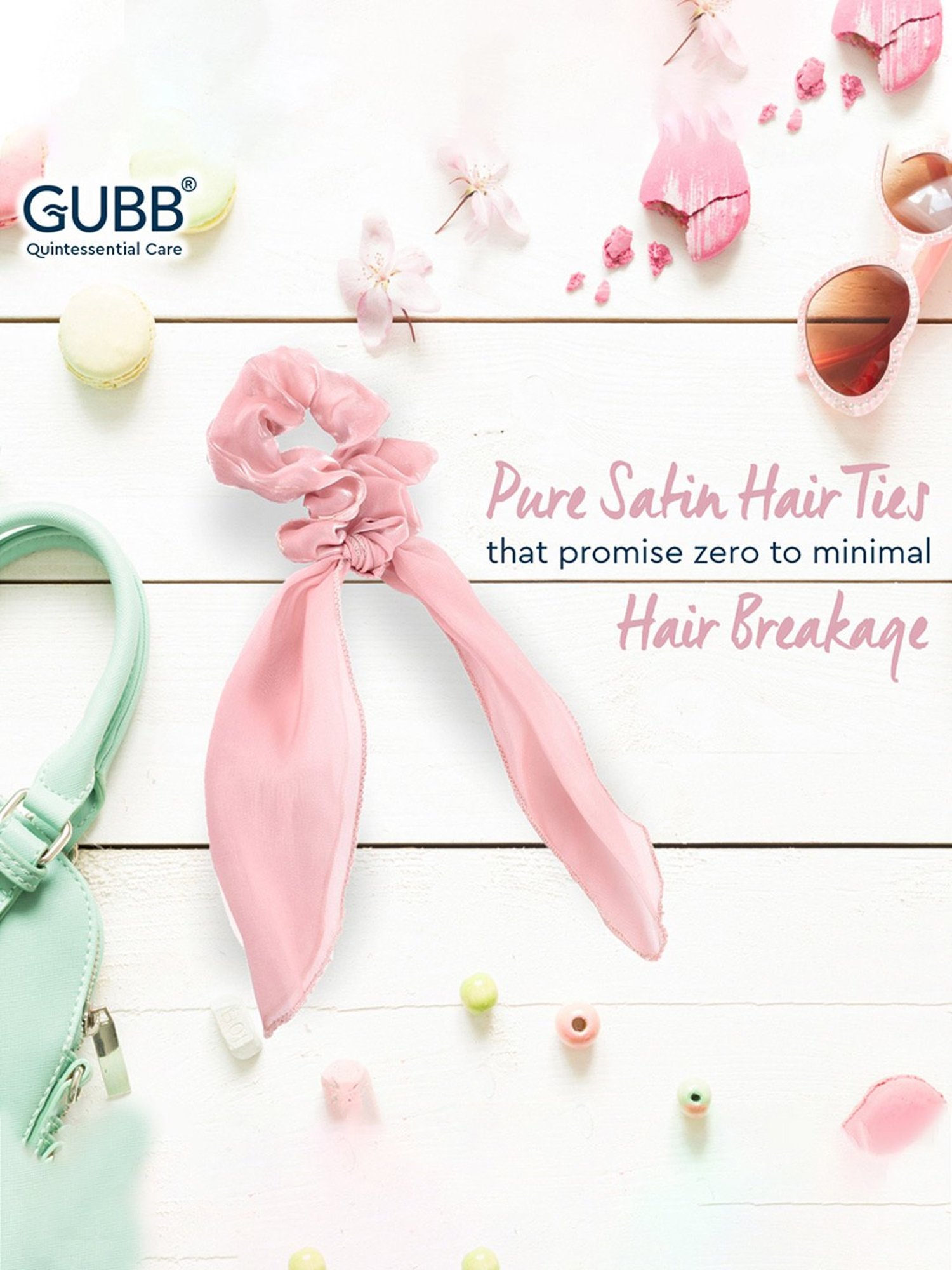 Stripe/Eyelet Hair Twister Set 3pc - Wild Fable™