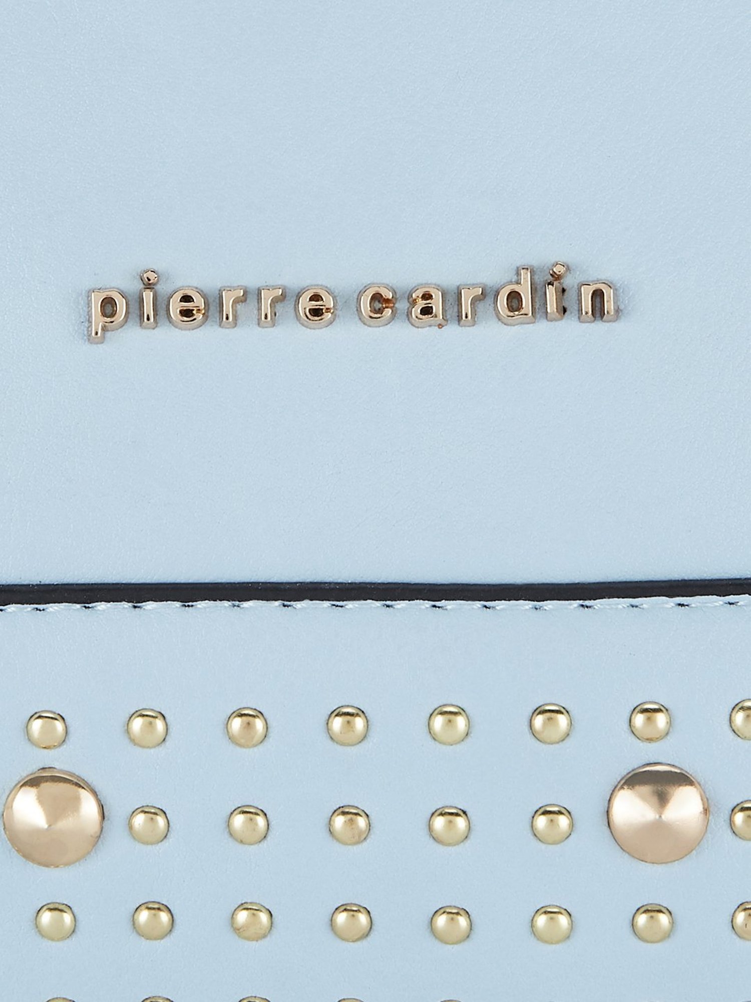 Pierre Cardin Blue Embellished Small Shoulder Handbag