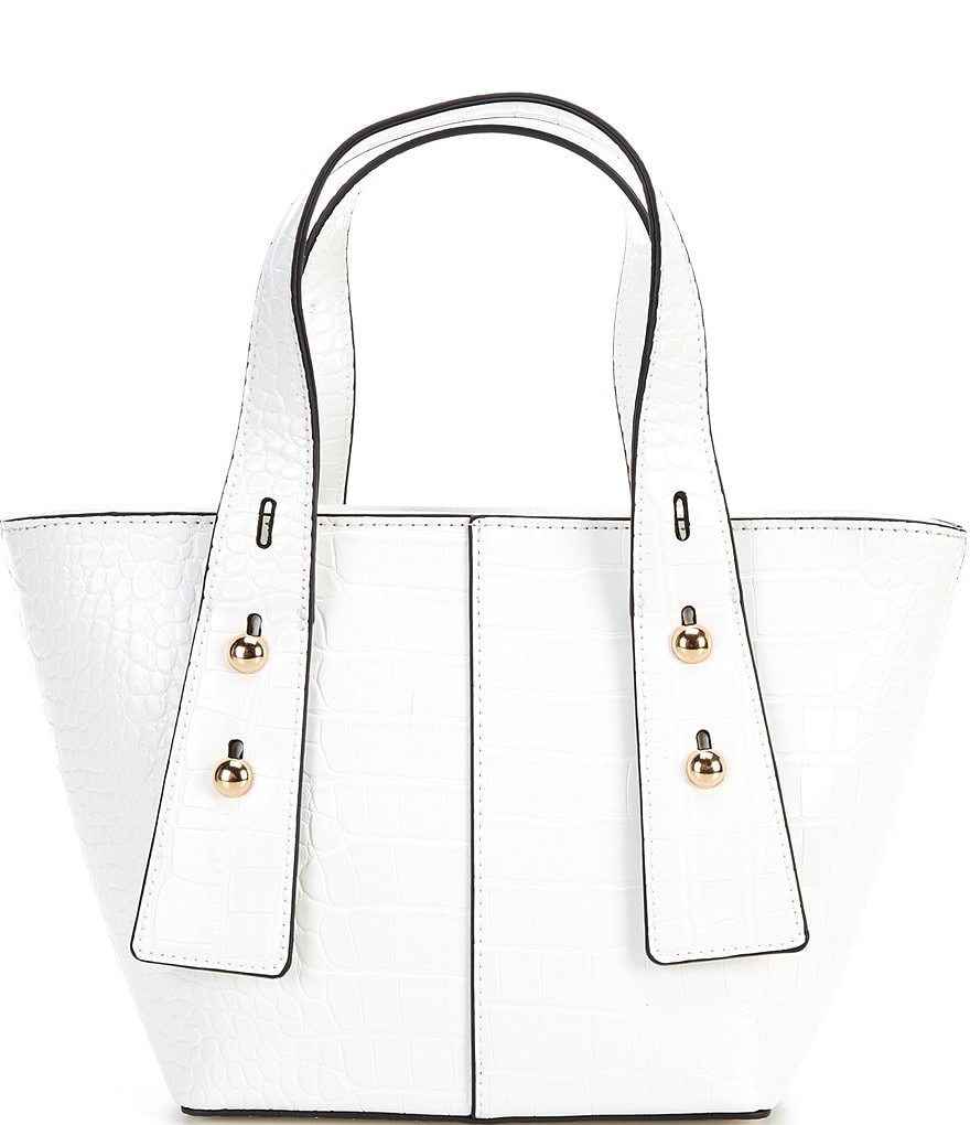 Kate Landry Croco Tab Satchel Bag