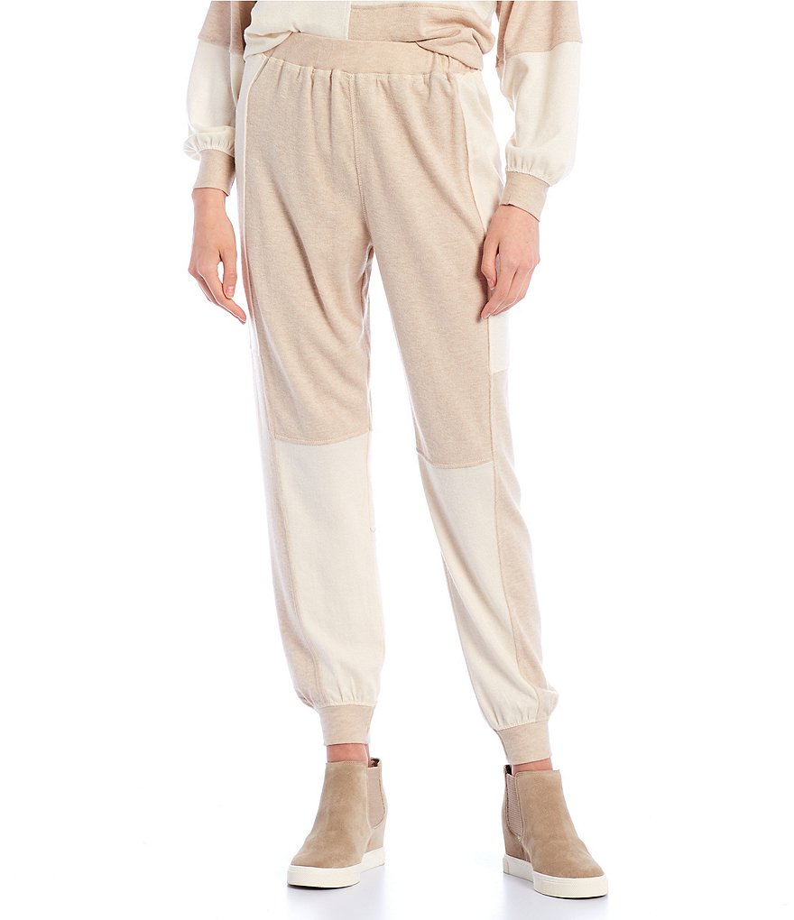 Blu Pepper Coordinating Colorblock Jogger Pants