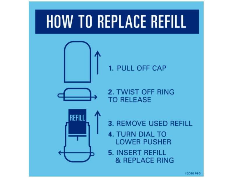 Secret Invisible Solid Antiperspirant & Deodorant Lavender Scent Refill Pod -  2oz