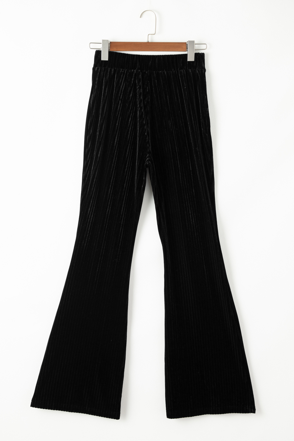 Karen Kane Cropped Wide Leg Linen Blend Striped Pants