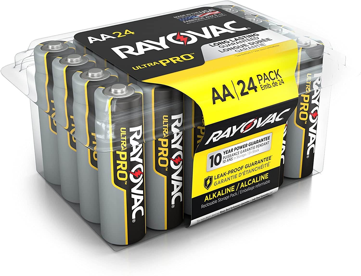 Rayovac Ultra Pro Alkaline Batteries AA 24/Pack ALAA24PPJ