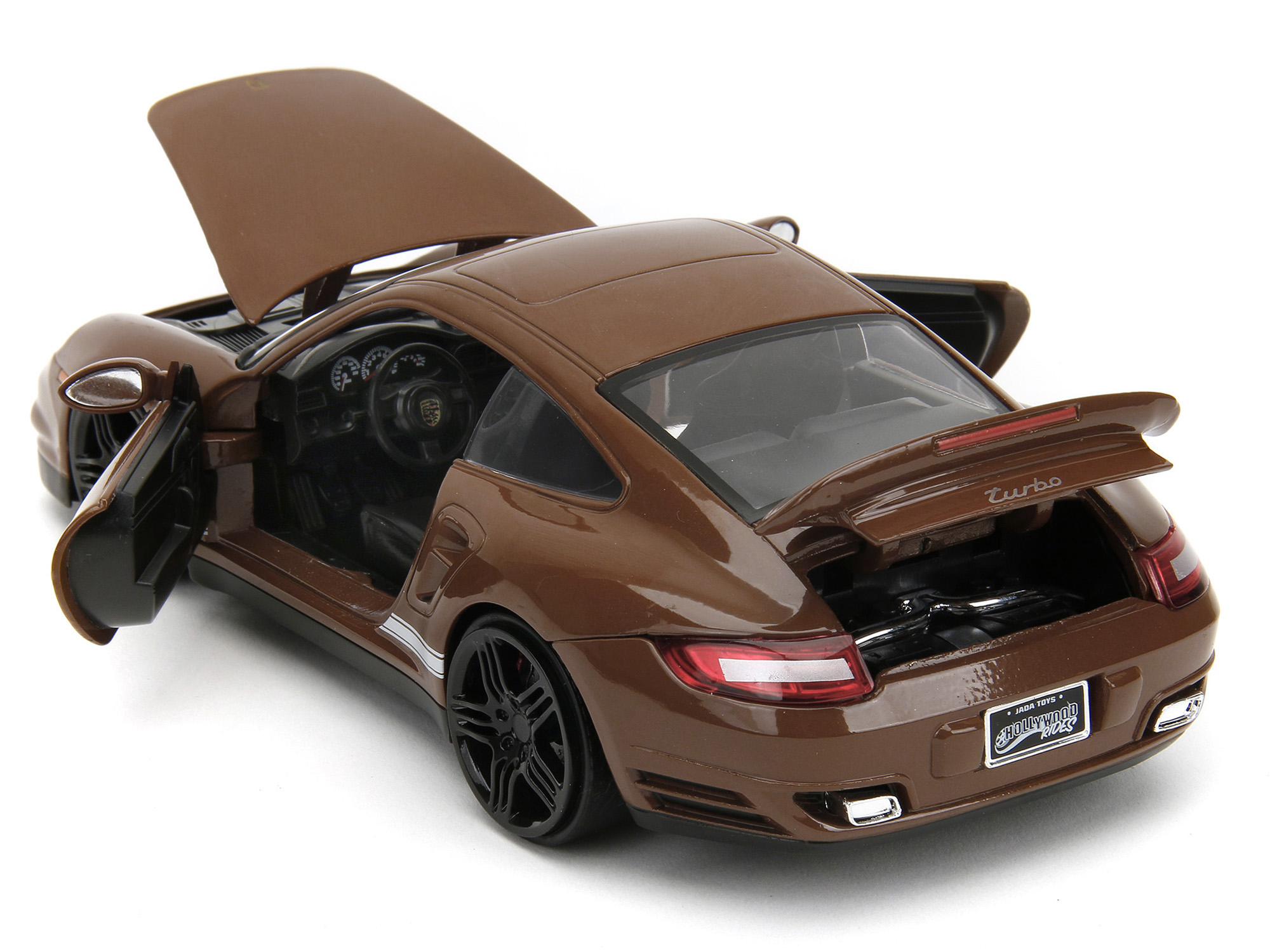 Porsche 911 GT3 RS (996) Red with Graphics "Marvel's Spider-Man" 1/32 Diecast Model Car by Jada