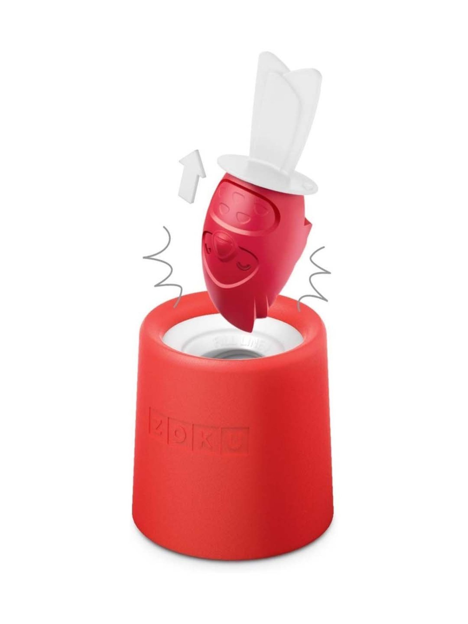 Zoku Multicolor Plastic Ice-Cube Pop Mould - Set of 6