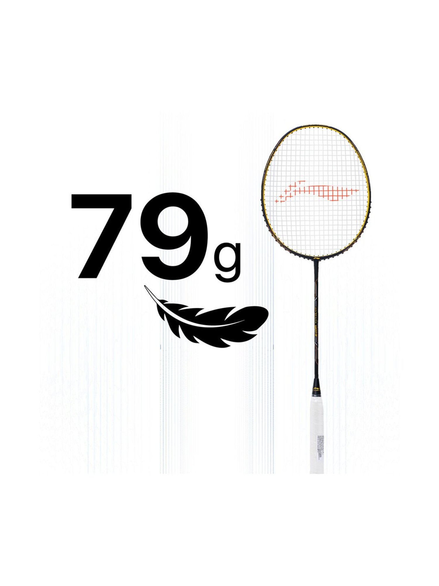 Li-Ning Wind Lite 900 II Badminton Racket (Black) Size - Medium