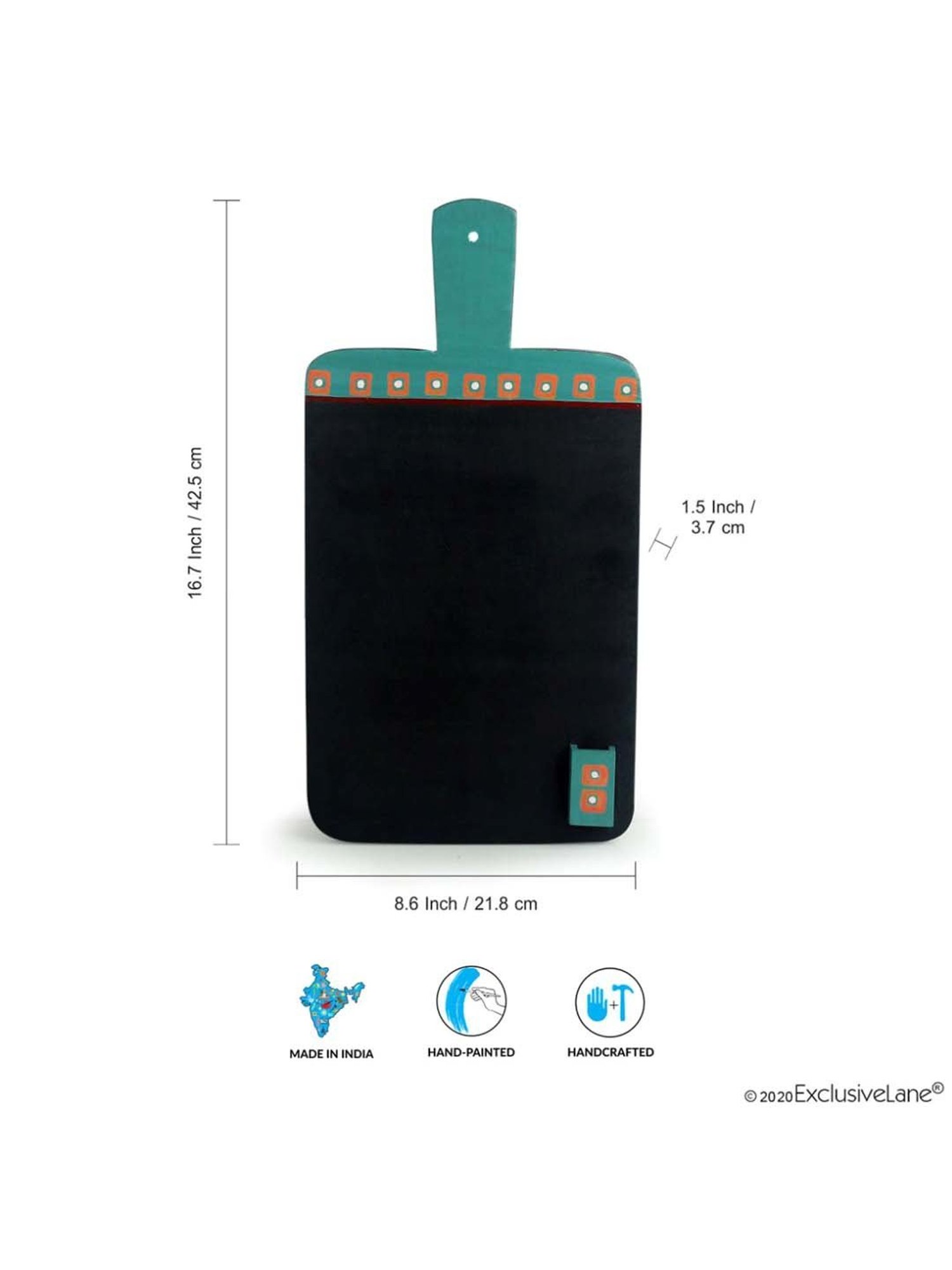 Crayton Beige & Brown Bamboo Chopping Board - Set of 1