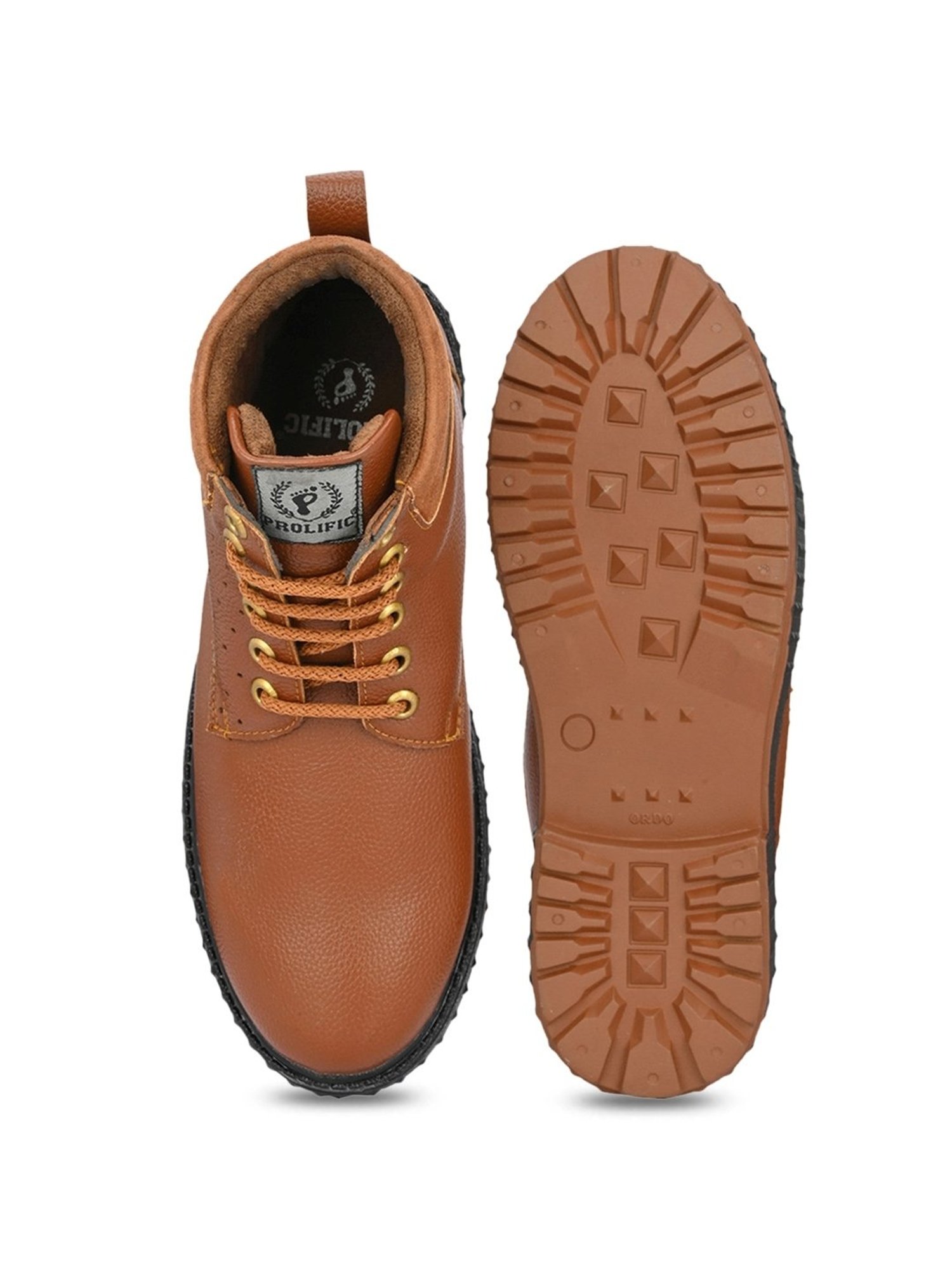 Prolific Men's Tan Derby Boots