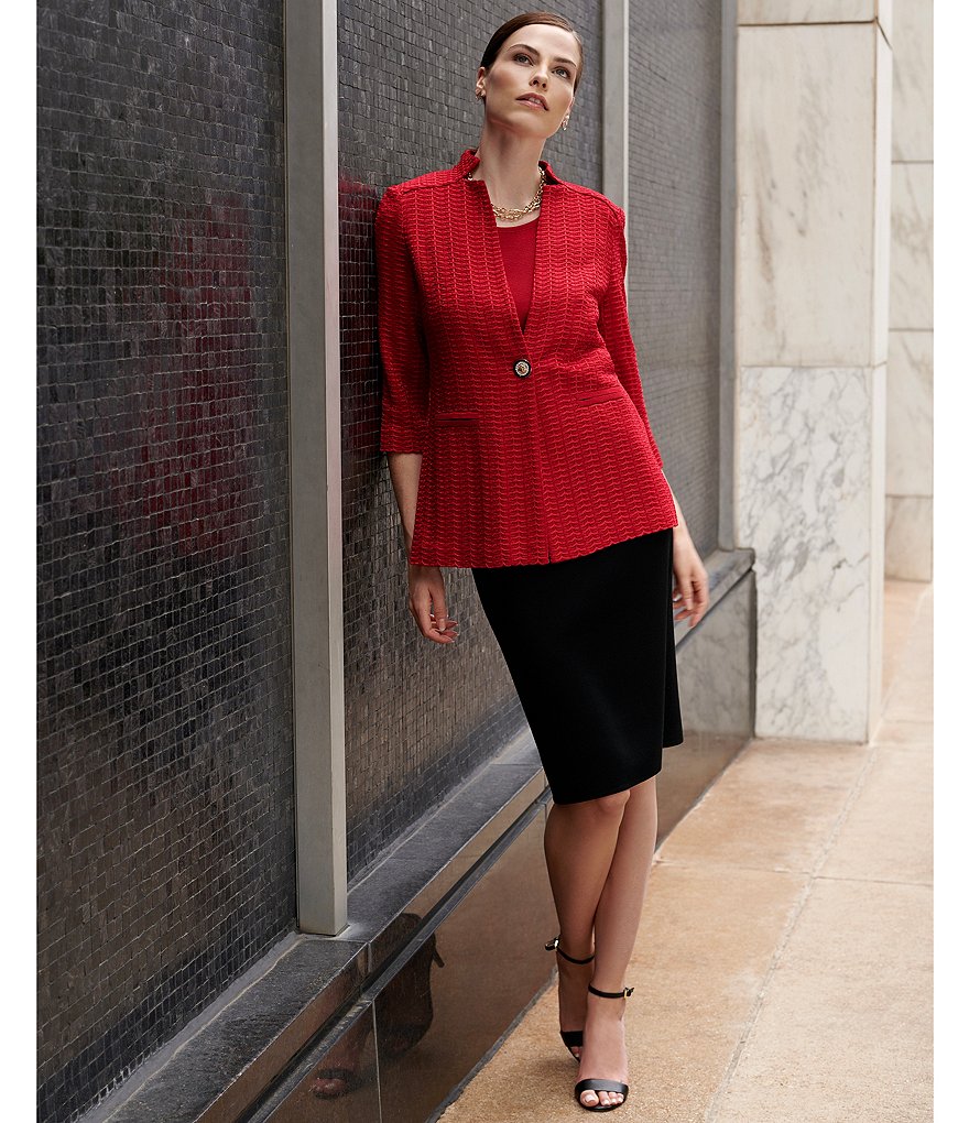 Ming Wang Straight Washable Skirt