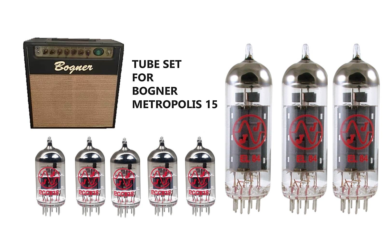 Tube Set - for Bogner Metropolis 15 JJ Electronics