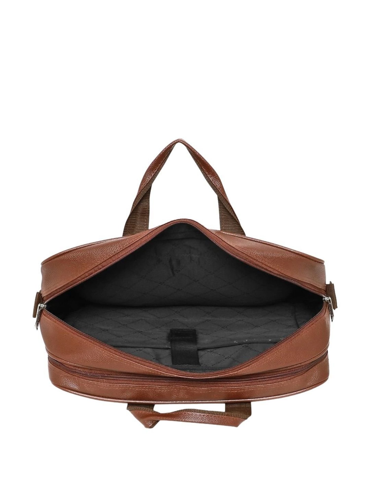 Priority Tan Synthetic Large Messenger Bag