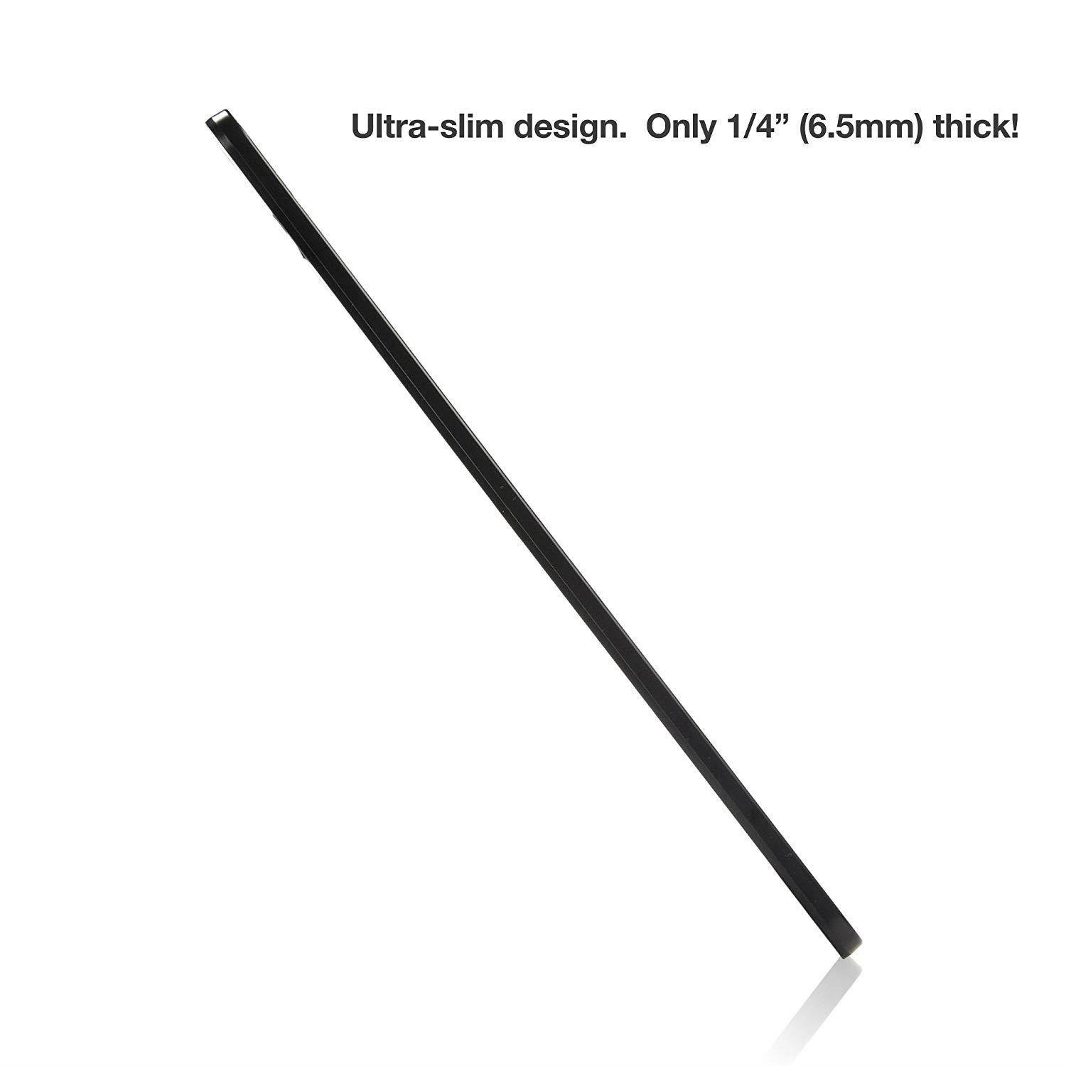 BoxWave Samsung Galaxy A8 (2018) Keyboard, [SlimKeys Bluetooth Keyboard] Portable Keyboard with Integrated Commands for Samsung Galaxy A8 (2018) - Jet Black