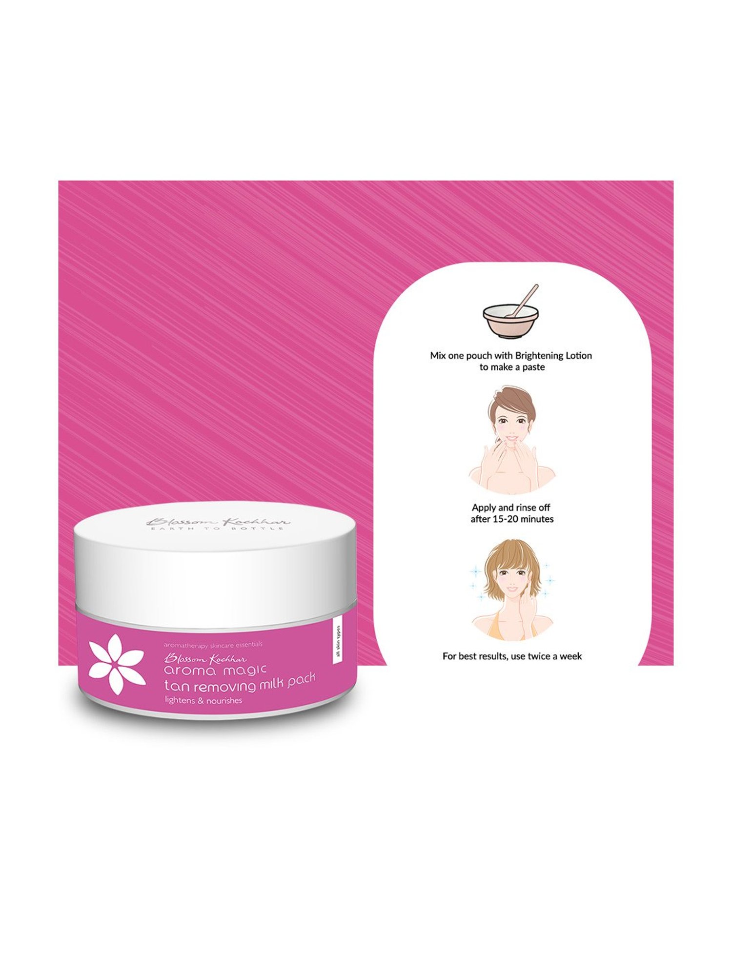 Love Earth Haldi Chandan Rose Face Pack - 50 gm