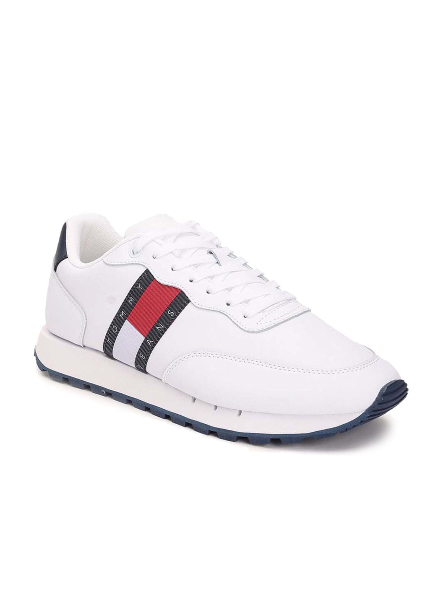Tommy Hilfiger Men's White Casual Sneakers