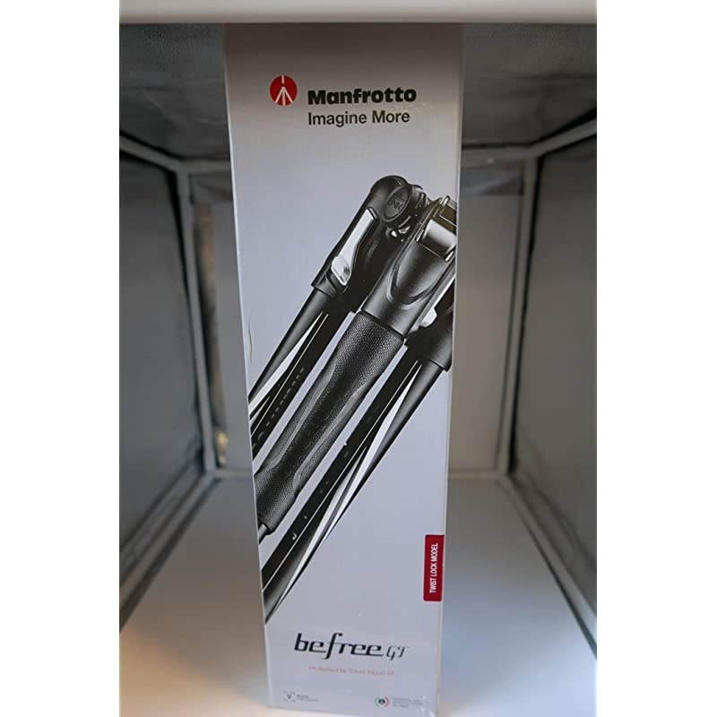 MKBFRTA4GT-BH Befree Advanced Travel Tripod, Twist Lock with Ball Head for Canon, Nikon, Sony, DSLR, CSC, Mirrorless, Up to 10 kg, Lightweight with Tripod Bag, Aluminium, Black