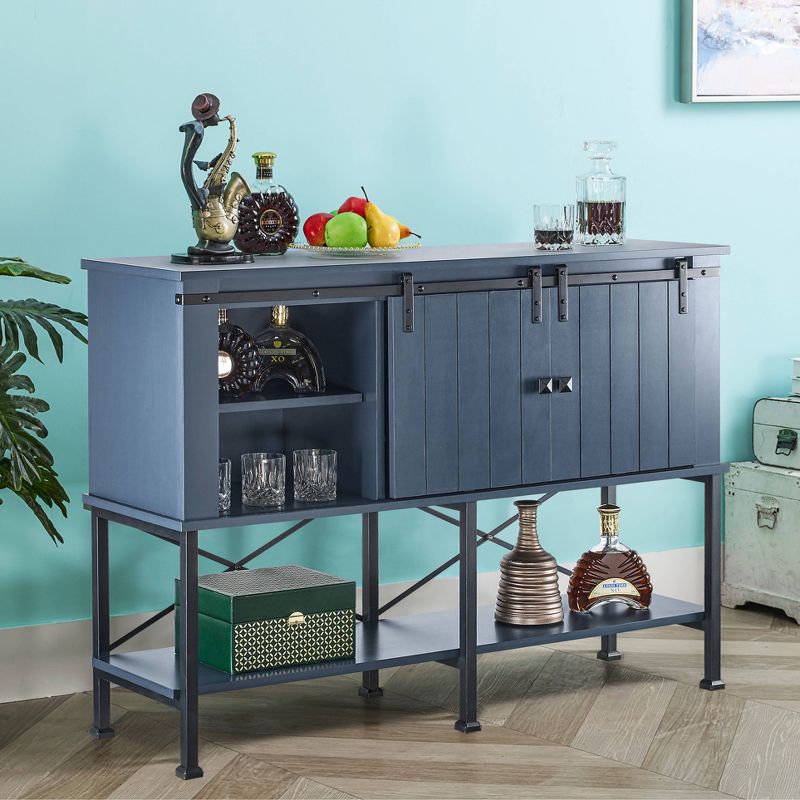 Aster High Bar Cabinet Light Wood - RST Brands