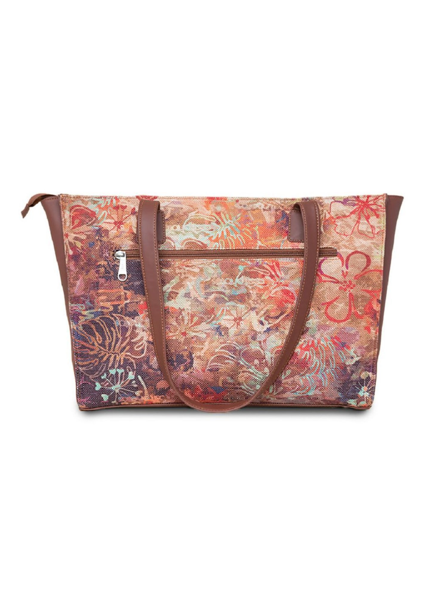 ZOUK Multicolor Printed Large Tote Bag