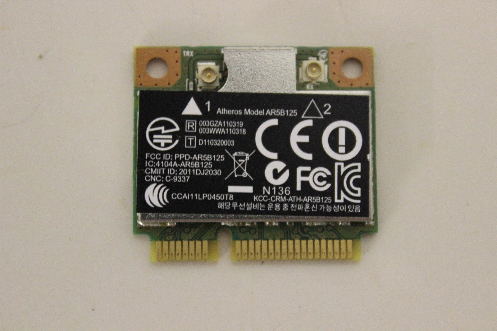 Genuine HP Pavilion 15.6 G6 2000 WiFi Wireless Card AR5B125 675794-001