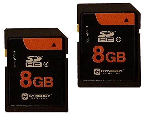 Sanyo Xacti VPC-CA102 Camcorder Memory Card 2 x 8GB Secure Digital High Capacity (SDHC) Memory Cards (2 Pack)