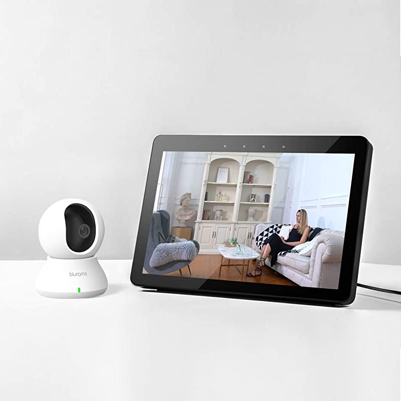 Indoor Security Camera PTZ 1080p WiFi Dome Camera PetNanny Camera Baby Monitor wTwoWay Audio | SoundPerson Detection | IR Night Vision | CloudampLocal Storage | Works with Alexa