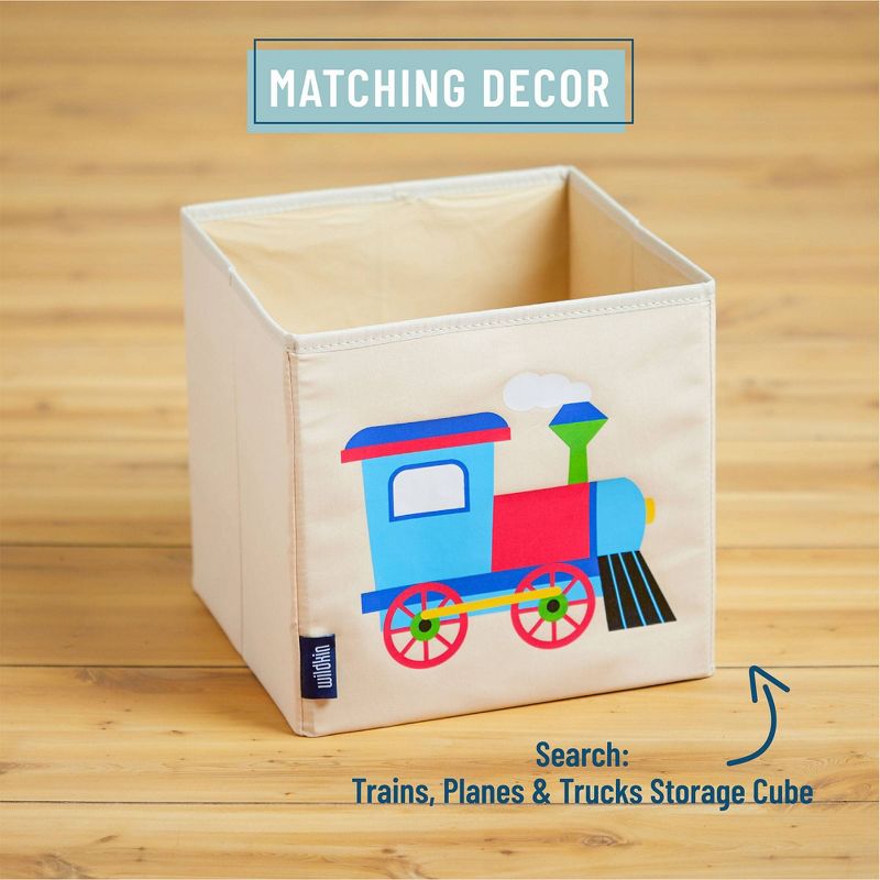 Full Trains with Planes and Trucks Cotton Comforter Set - WildKin