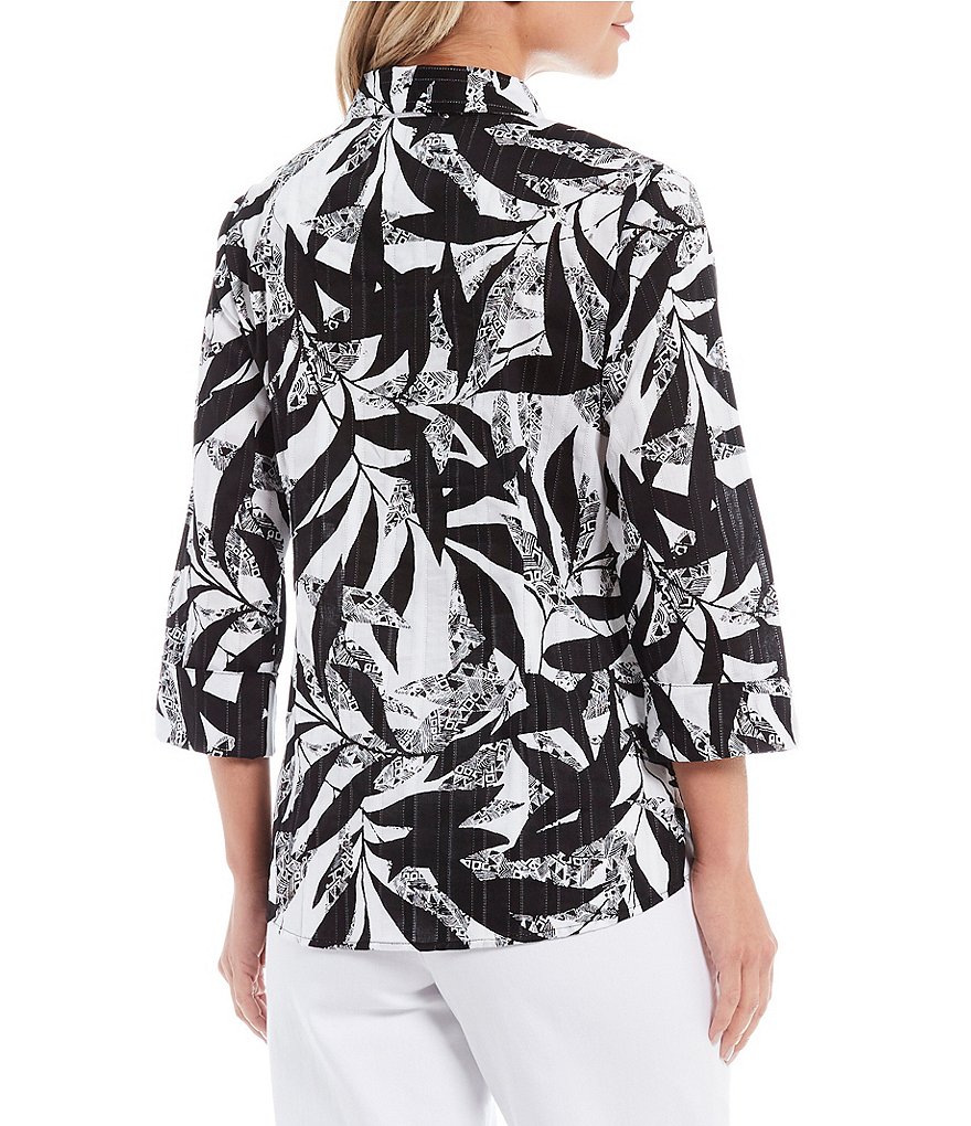 Karyn Seo Hazel Lattice Lace Linen Top