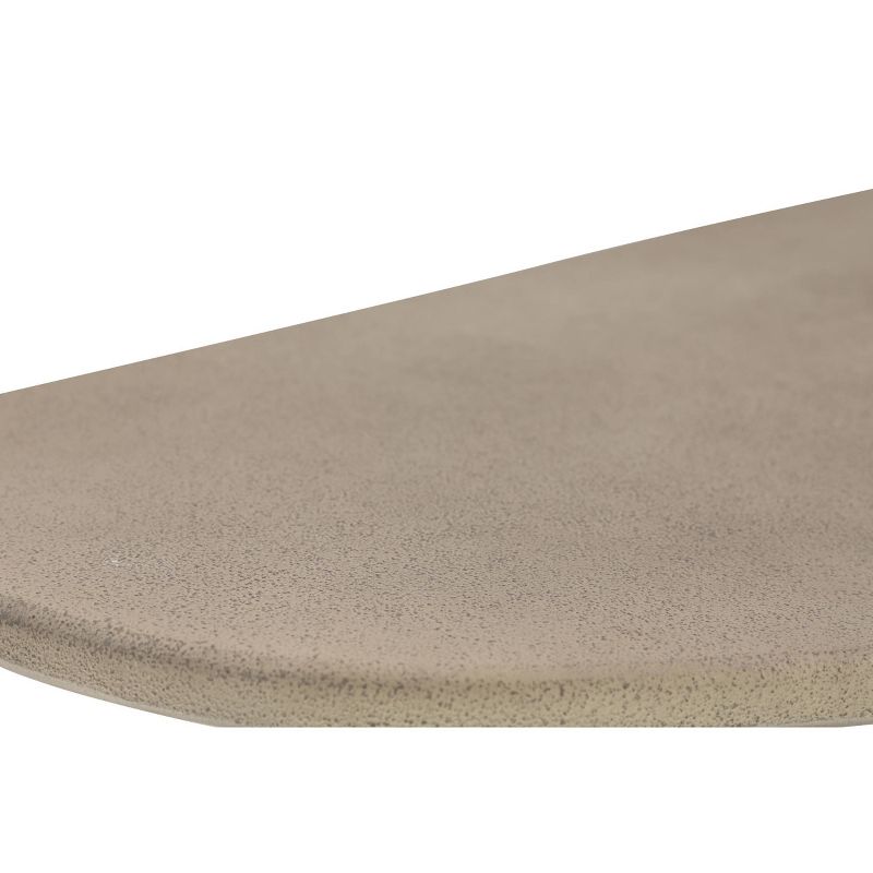 Manteo 70" Rectangular Outdoor Patio Fire Pit Table Light Gray - Modway