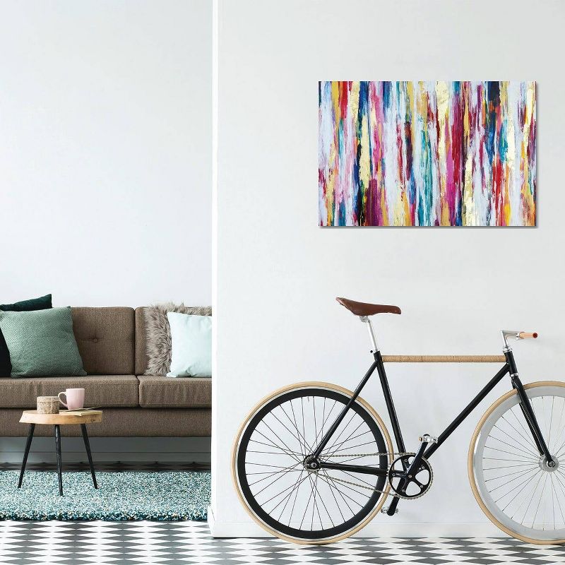 Thoughts Full of Colors by Nikki Chauhan Unframed Wall Canvas - iCanvas