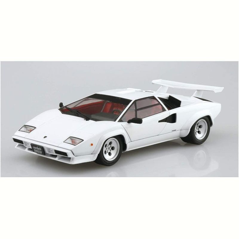 Aoshima Lamborghini Countach 5000QV 1985 '85 1/24 Scale Model Kit