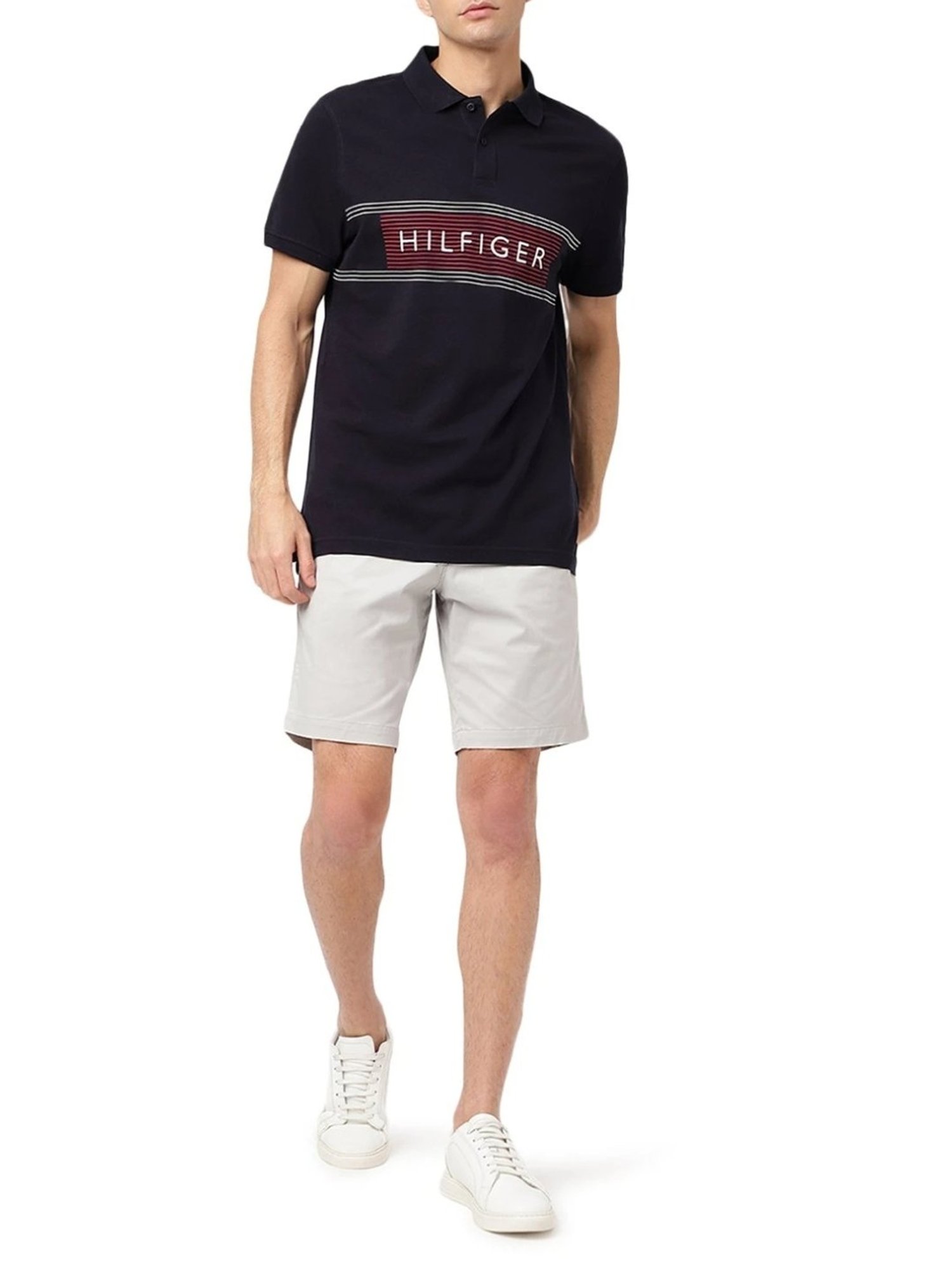 Tommy Hilfiger Desert Sky Cotton Regular Fit Polo T-Shirt