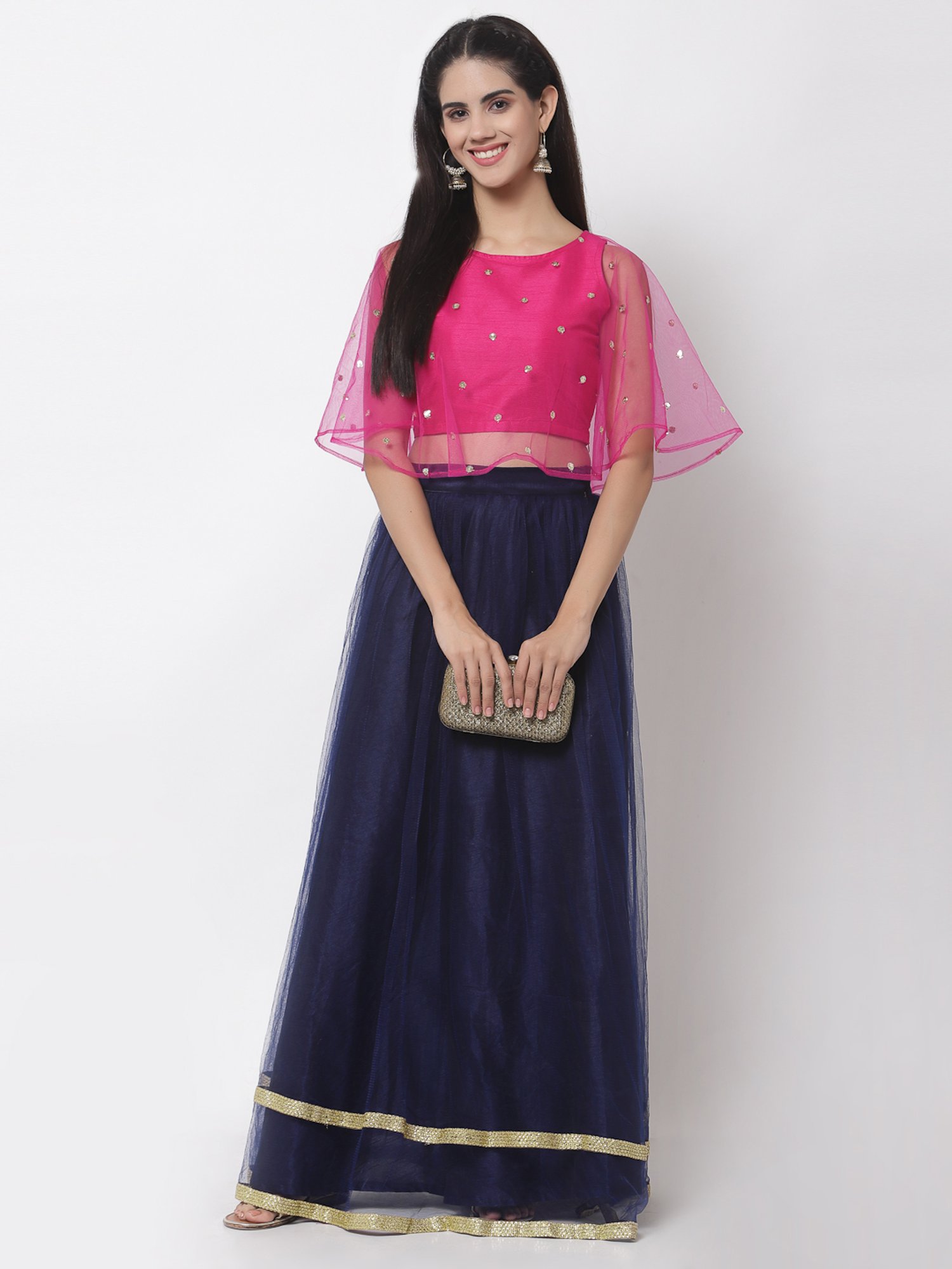 studiorasa Pink Embellished Choli
