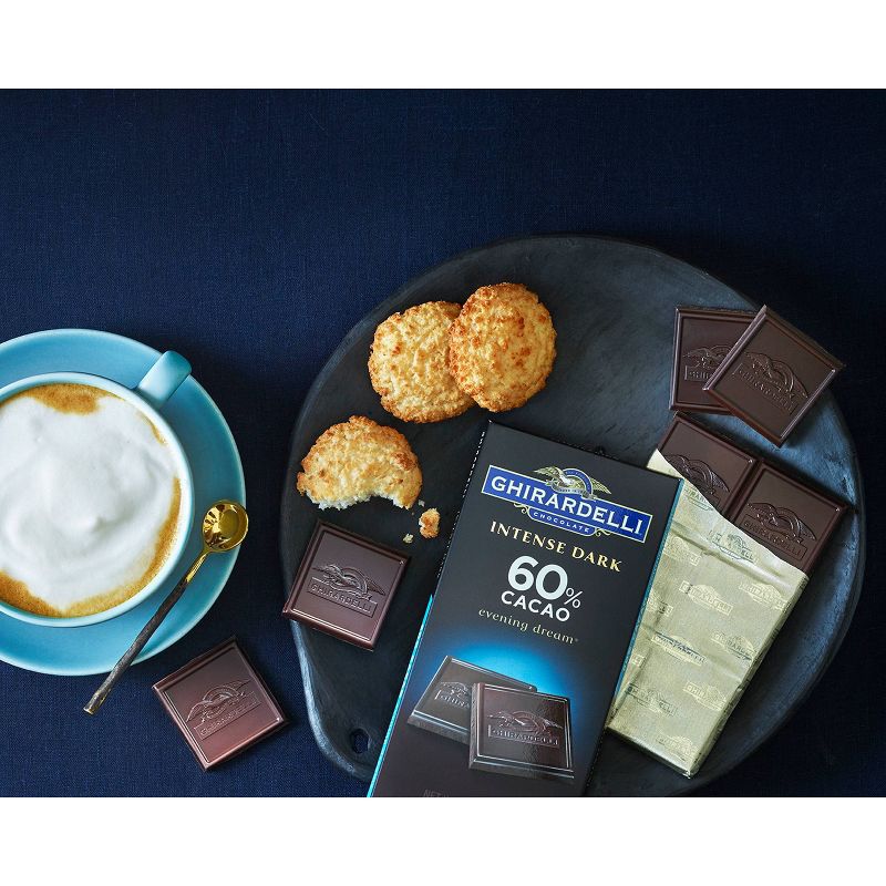 Ghirardelli Dark 60% Cacao Chocolate Squares - 4.8oz