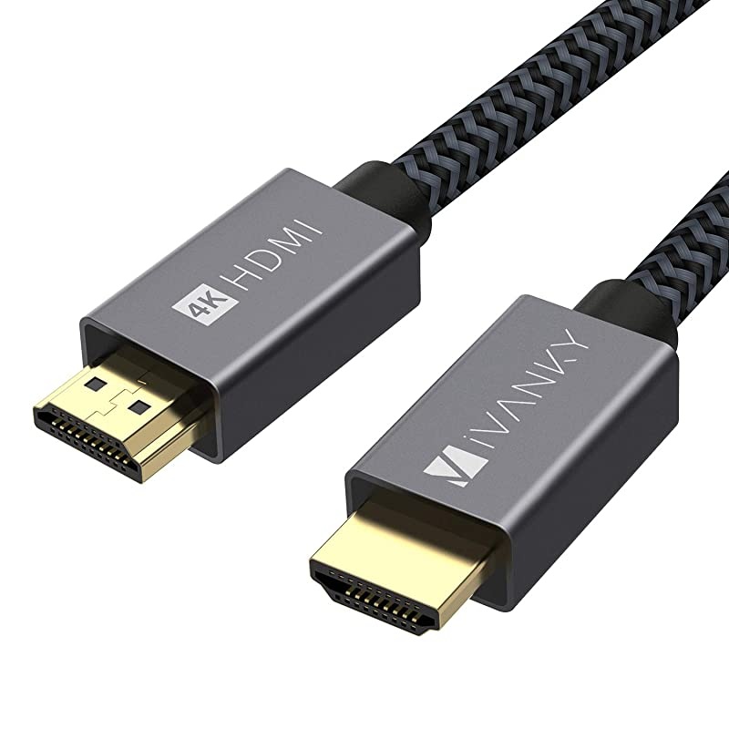 4K HDMI Cable 15 ft  High Speed 18Gbps HDMI 20 Cable 4K HDR HDCP 22 3D 2160P 1080P Ethernet Braided HDMI Cord Audio Return ARC Compatible UHD TV Bluray PS43 Projector Monitor