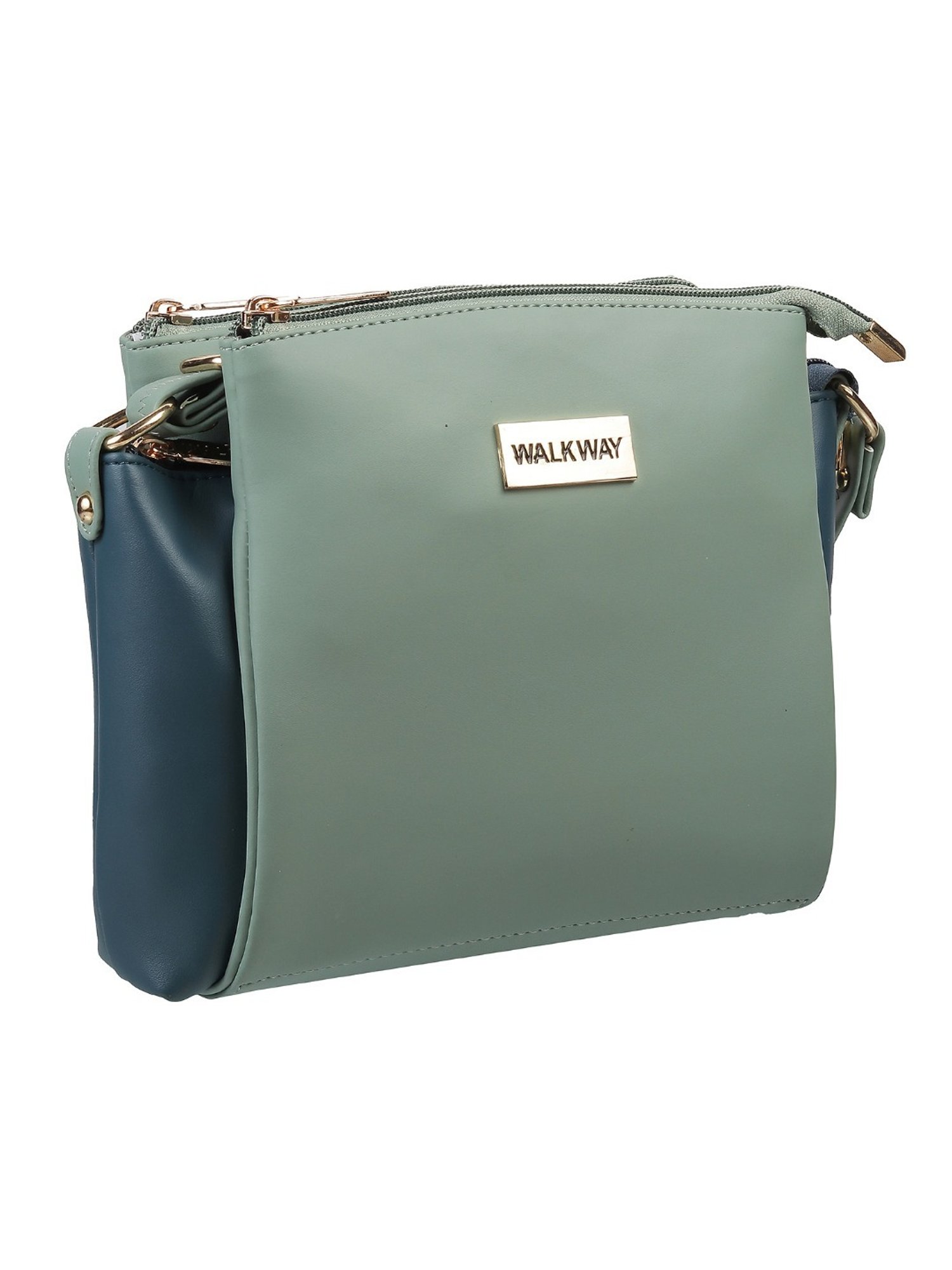 Walkway Green Medium Cross Body Bag