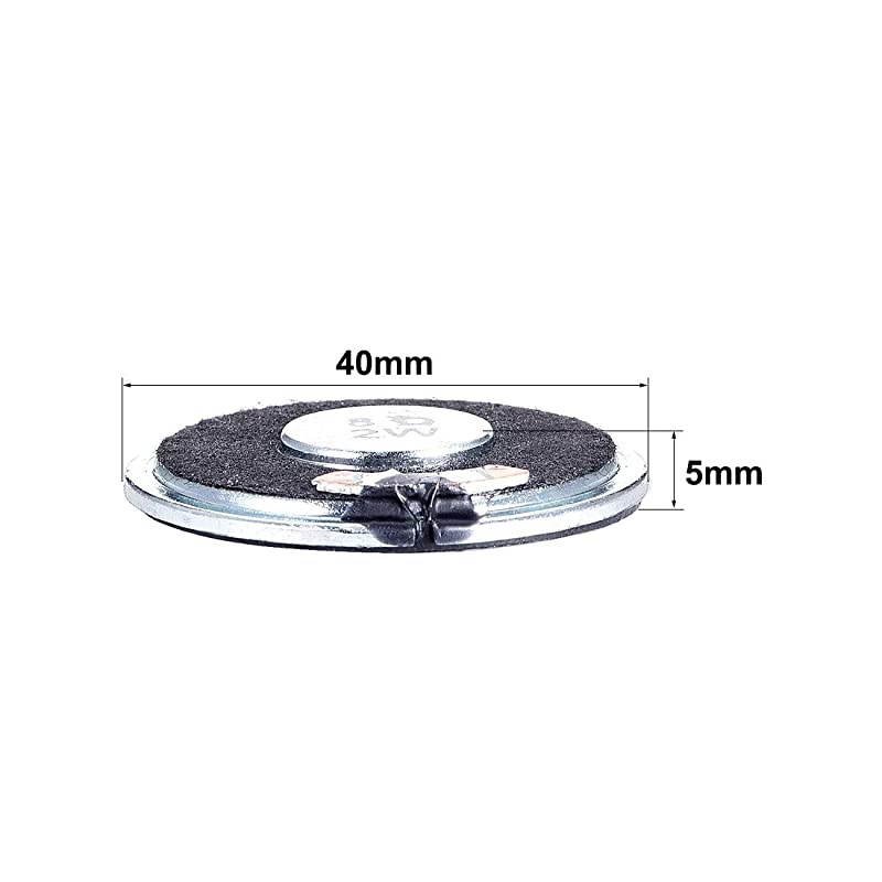 2W 8 Ohm DIY Speaker 40mm Round Shape Replacement Loudspeaker 4pcs