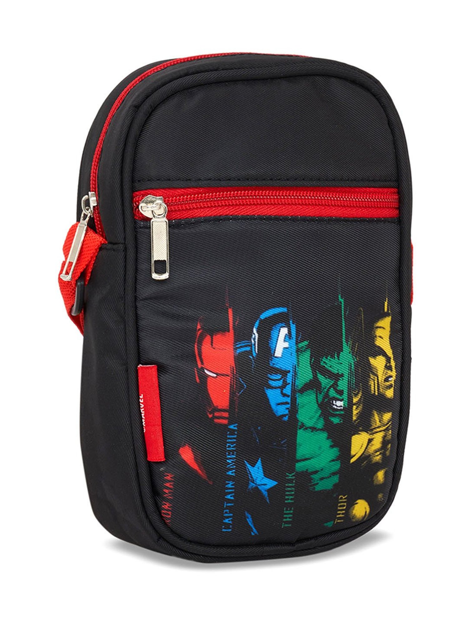 Pantaloons Junior Black Cartoons Medium Cross Body Bag