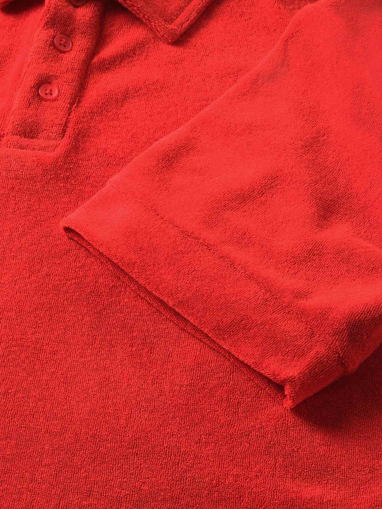 The Bear House Red Relaxed Fit Polo T-Shirt