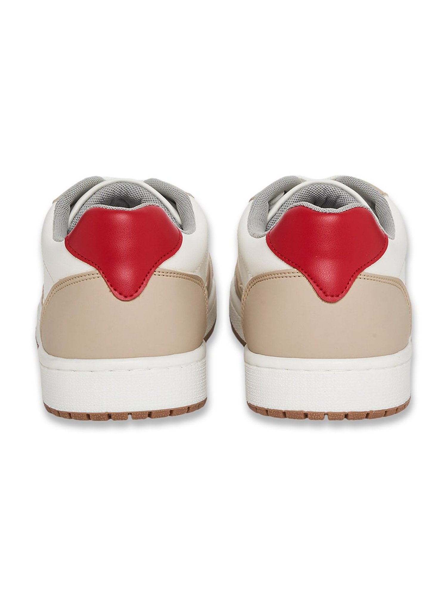 Styli Men's Beige Casual Sneakers