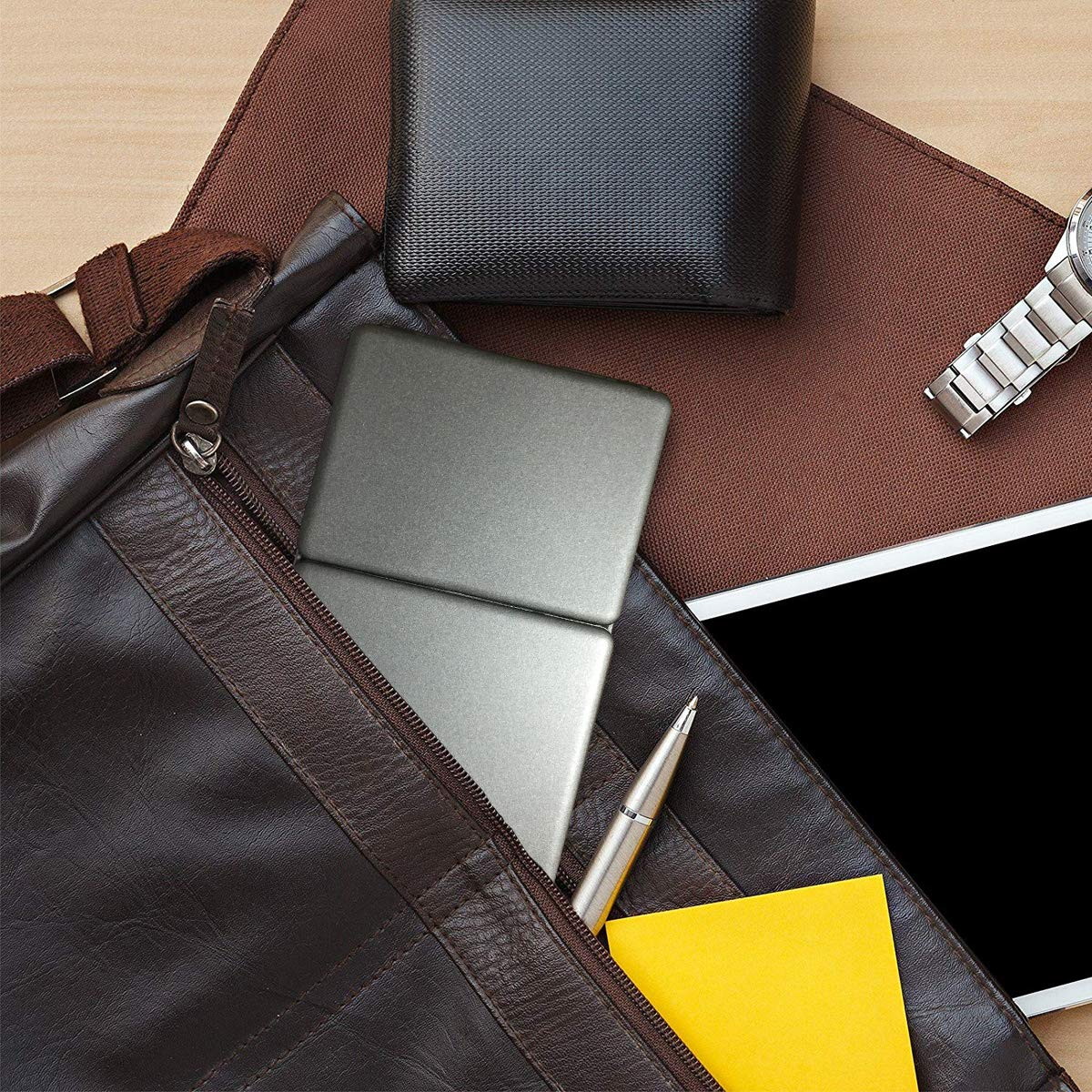 Foldable Bluetooth Keyboard with Touchpad - Samsers Portable Wireless Keyboard with Stand Holder, Rechargeable Full Size Ultra Slim Pocket Folding Keyboard for Android Windows IOS Tablet & Laptop