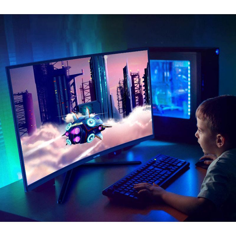 VIOTEK GNV32DB 32-Inch Curved Gaming Monitor | 144Hz WQHD 2560 x 1440p | G-Sync-Ready FreeSync with LFC | 3X HDMI DP Audio Out