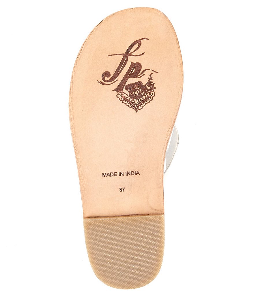 Free People Del Mar Woven Leather Slide Sandals