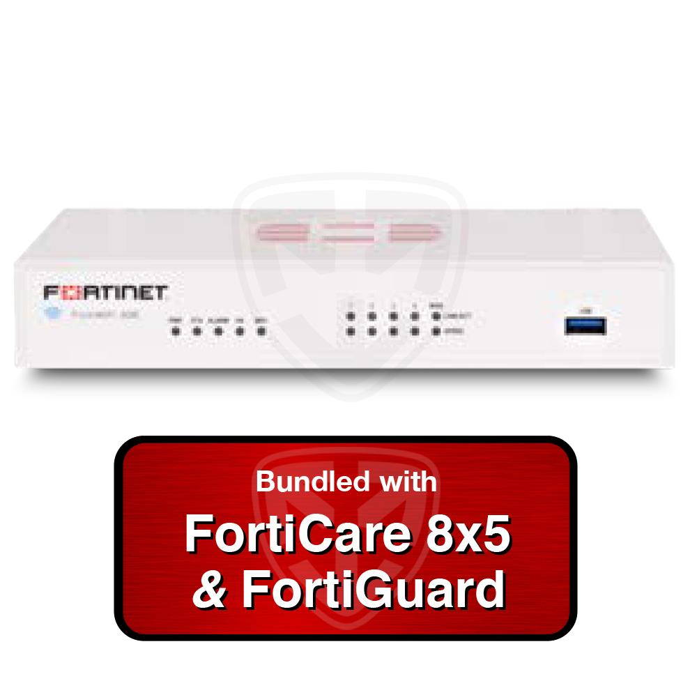 Fortinet FortiGate-30E / FG-30E Next Generation (NGFW) Firewall Appliance Bundle with 1 Year 8x5 Forticare and FortiGuard