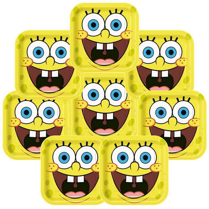 SpongeBob SquarePants 9" 8ct Party Paper Plates