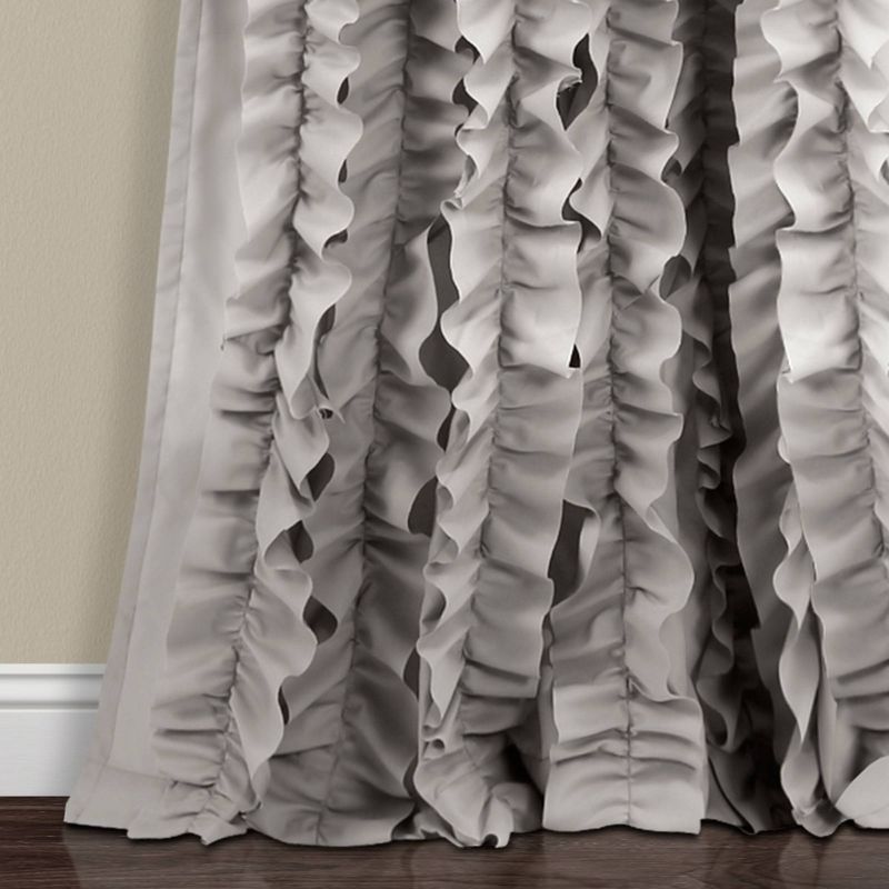 84"x54" Belle Window Curtain Gary - Lush Décor