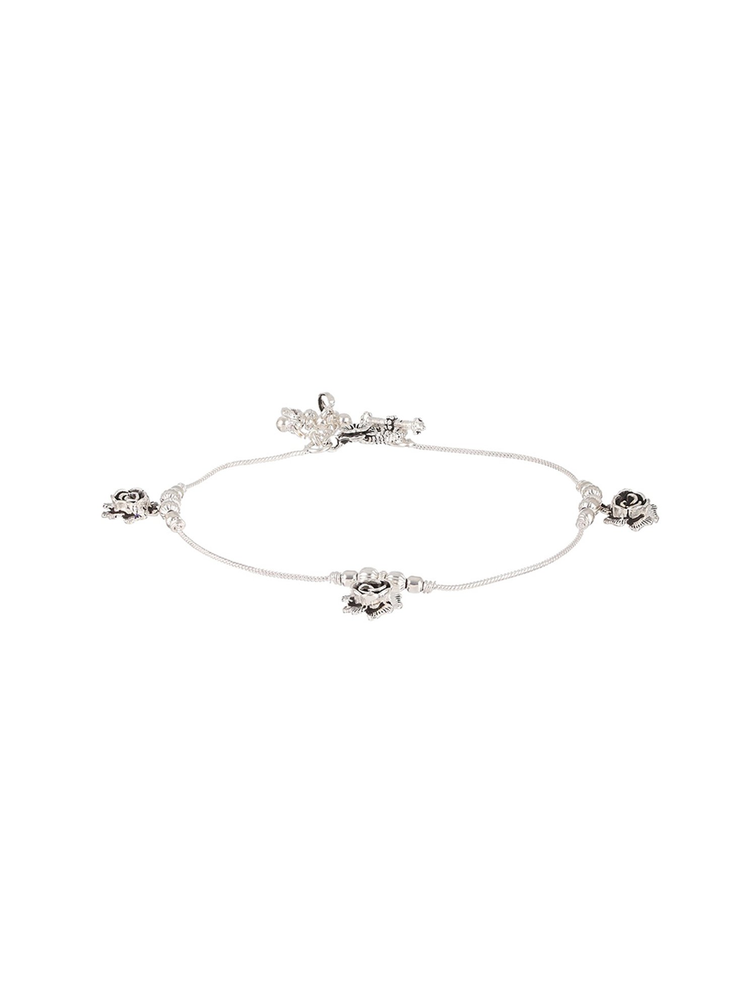 Abdesigns Gold-Plated Handpaint Wedding Doli Barat Bridal Anklets