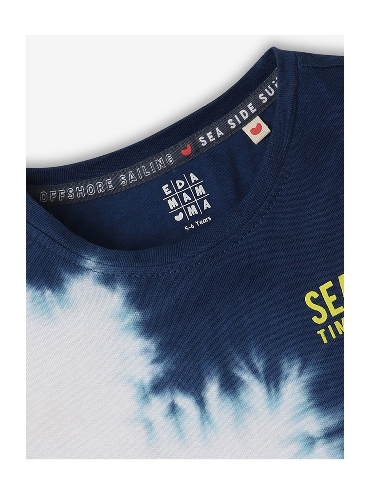 Pantaloons Junior Navy Cotton Printed T-Shirt