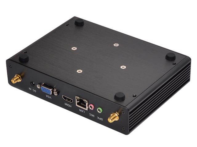 HUNSN Fanless Mini PC, Intel Celeron 3205U/3215U/3755U/3558U, Desktop Computer, HTPC, Kodi Box, Windows 10 Pro/Linux Ubuntu, BM05, AC WiFi2.4+5Ghz/BT/VGA/HDMI/LAN/4USB3.0/2USB2.0, (8G RAM/128G SSD)