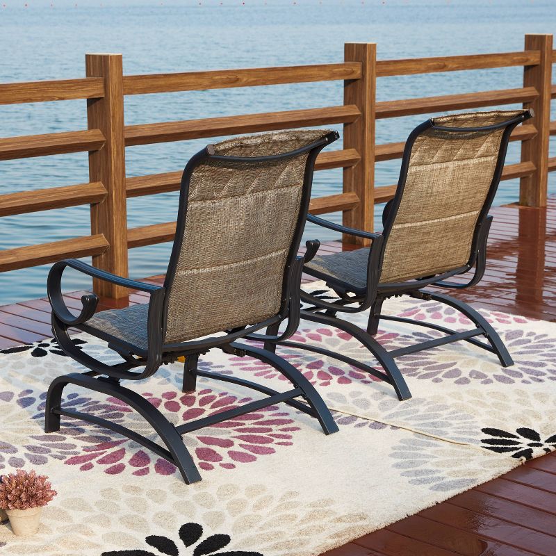 2pc Outdoor Patio Glider Set - Patio Festival