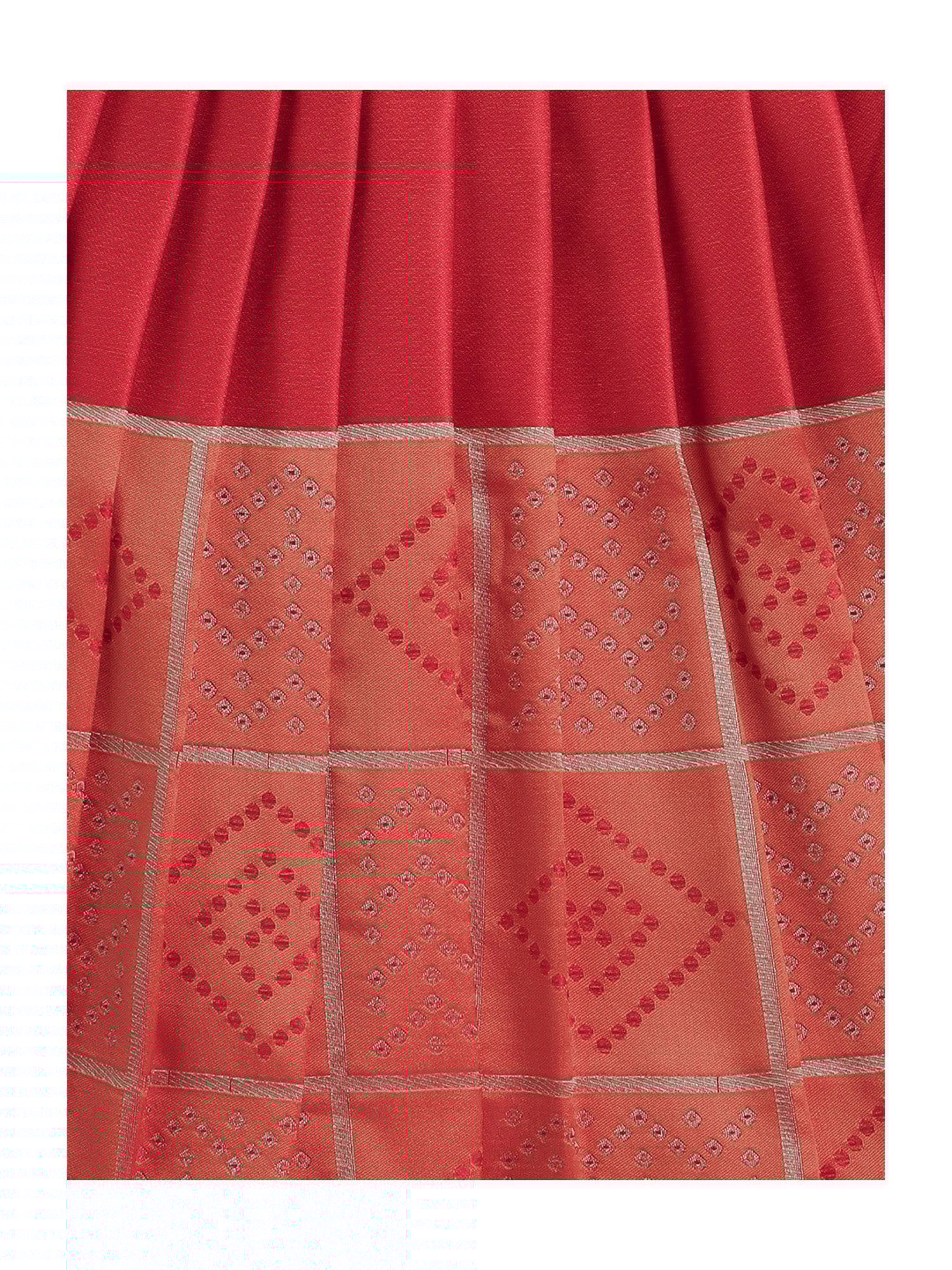 Many Frocks Kids Brown Printed Lehenga with Choli