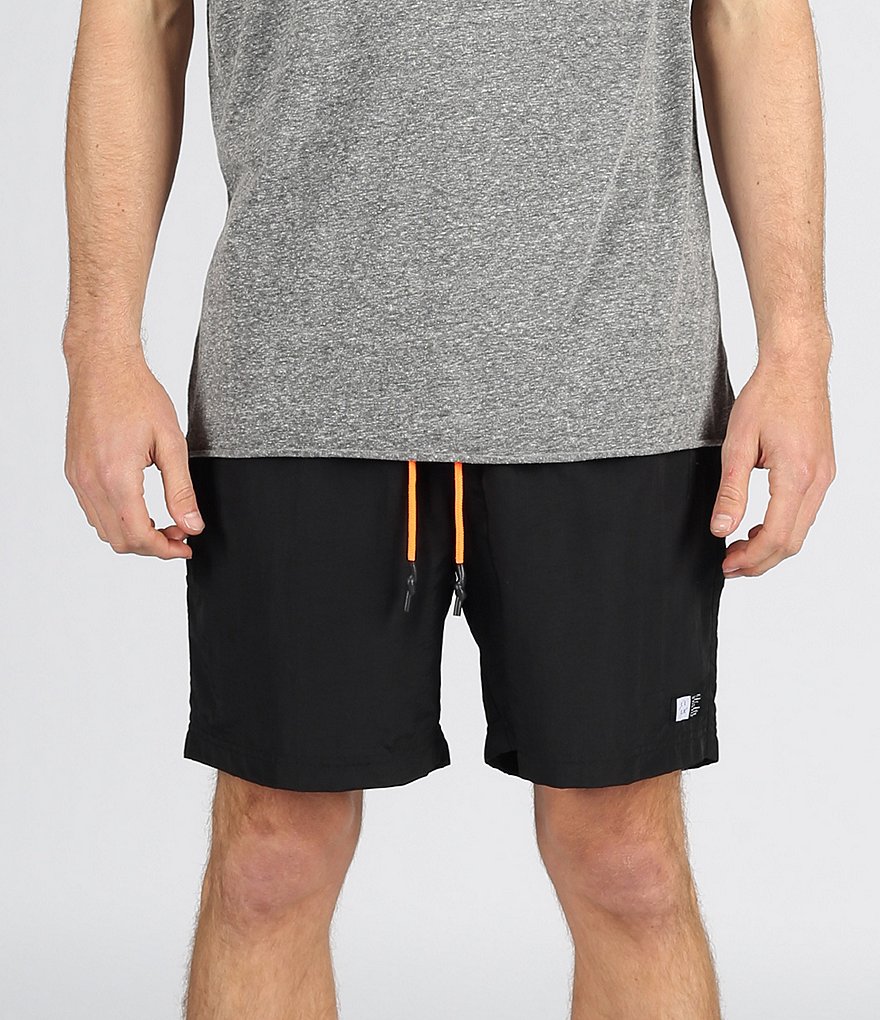 Lira Clothing 18#double; Outseam Elastic Waist Court Nylon Shorts